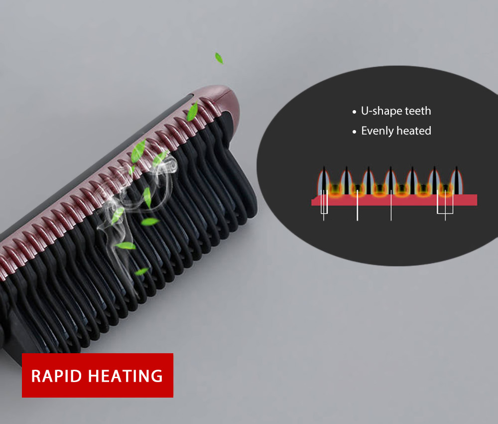 KSKIN KD388A Straight Hair Comb Adjustable Temperature PTC Heater