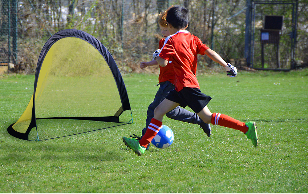 Pop Up Children's Soccer Goal Folding Portable Sets