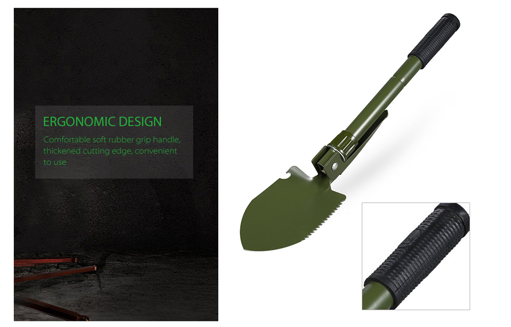 Multifunctional Military Folding Sappers Shovel Survival Spade Emergency Garden Camping Outdoor Tool