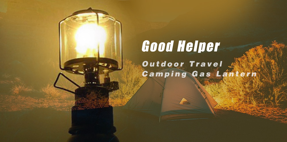 Compact Outdoor Travel Camping Portable Gas Lantern with Piezo