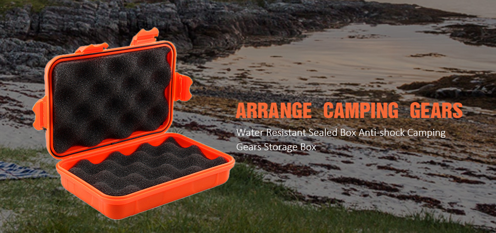Outdoor Water Resistant Sealed Anti-shock Camping Gears Storage Box