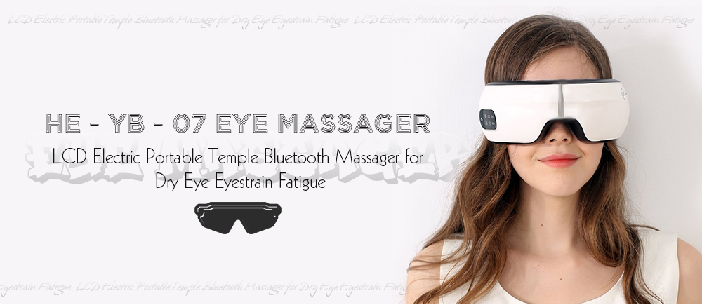 HE - YB - 07 LCD Eye Massager Relieves Fatigue