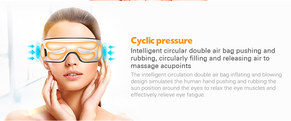 HE - YB - 07 LCD Eye Massager Relieves Fatigue