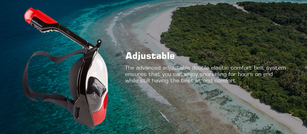 180-degree Sea View / Respiratory System / Leak-proof Underwater Diving Mask