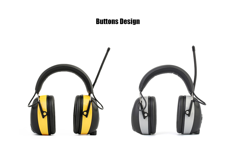 AM / FM Radio Earmuffs Hearing Protection Headphones Anti-noise Headset