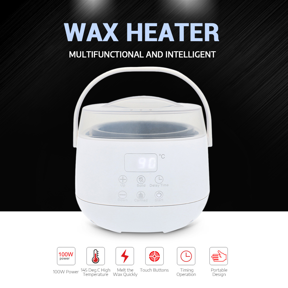 Wax Heater LED Screen Touch Buttons Timing Intelligent Hair Removal Tool