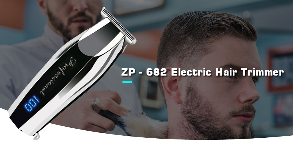 ZP - 682 Real-Time Monitor / Strong Motor 5500RPM Electric Hair Trimmer