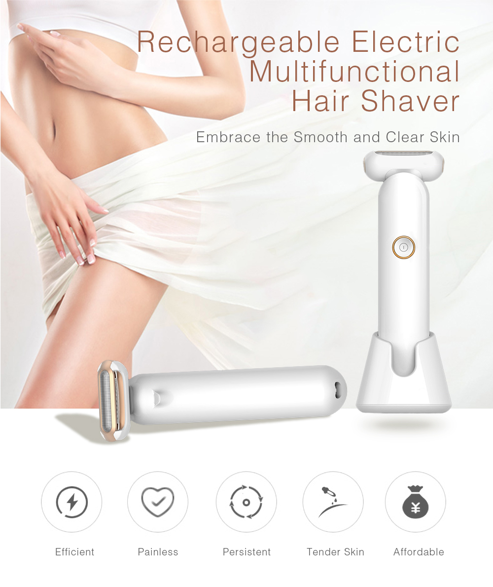 Rechargeable Washable Body Electric Multifunctional Shaver Leg Hair Removal Epilator