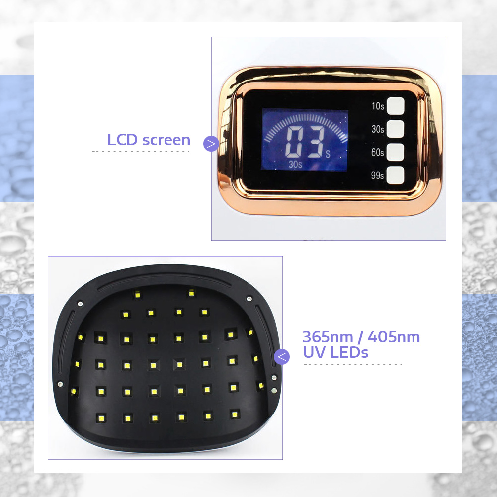 SUN H4plus Automatic UV LED Light 72W Portable Gel Nail Painless Mode Motion Detector Home Salon