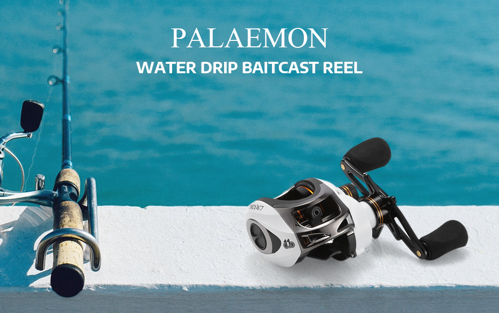 PALAEMON Baitcast Reel Water Drip 6.3:1 Gear Ratio 11-bearing Magnetic Brake Fishing Baitcaster