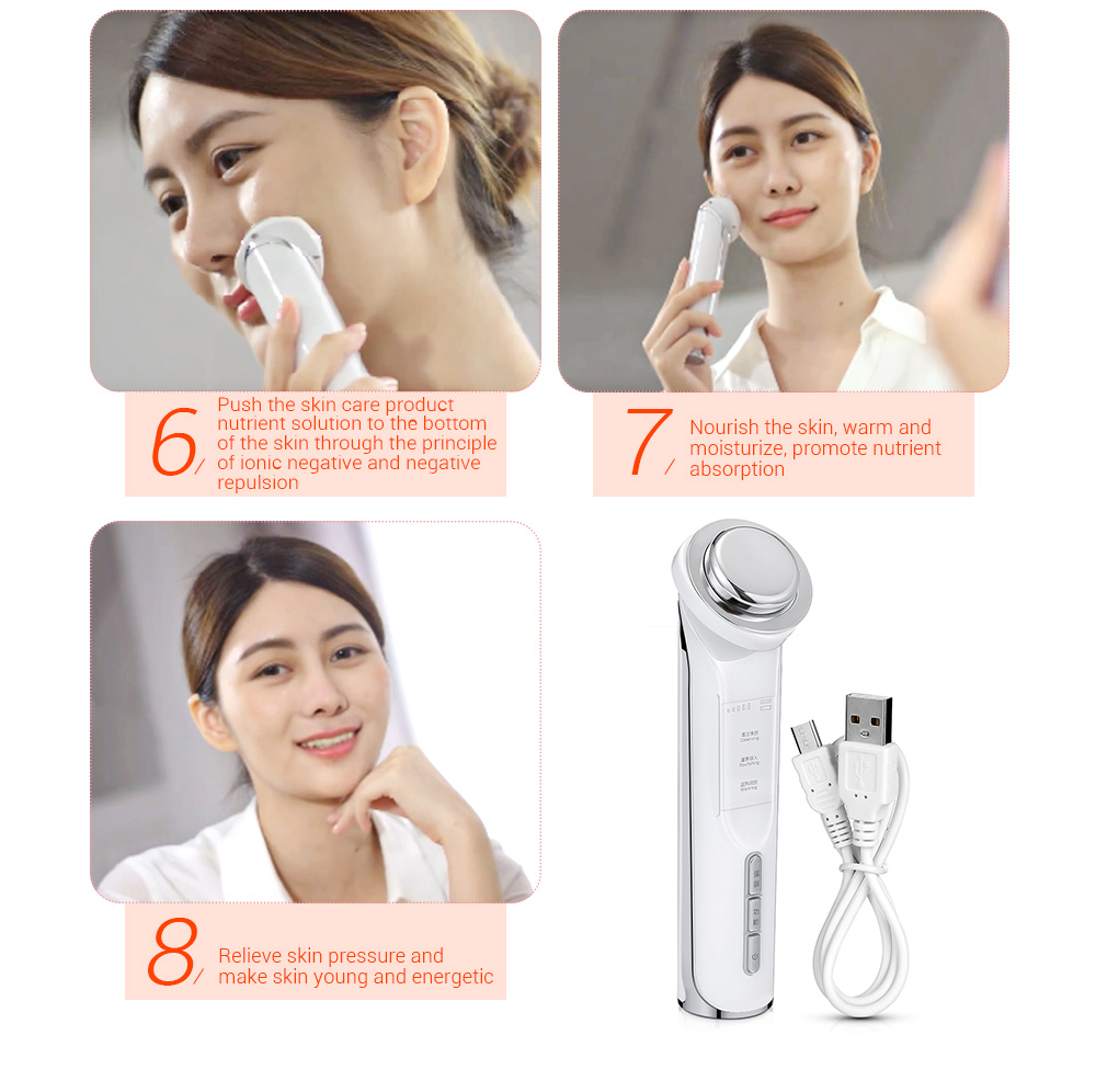 K_SKIN KD9960 Ion Beauty Introduction Instrument Face Cleansing Massager