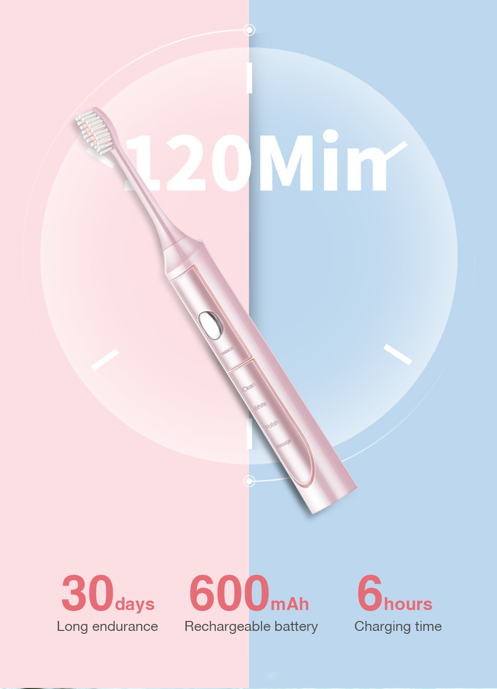 High-frequency Sonic Electric Toothbrush