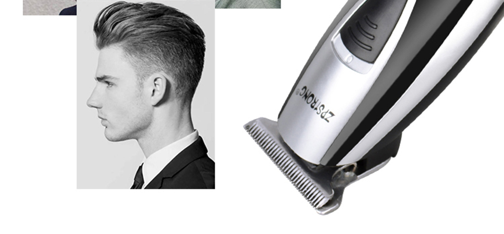 ZPSTRONG ZM - 705 100 - 240V Clipper Professional Hair Beard Cutter Haircut Machine