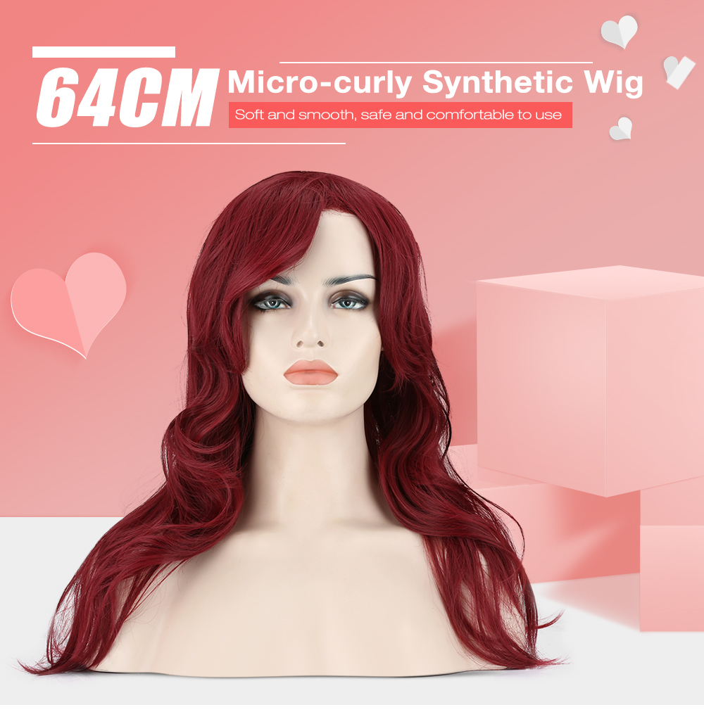 Long Side Bang Feathered Straight Synthetic Wig